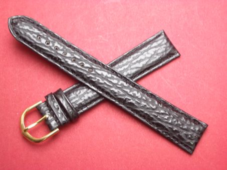 Leder-Armband extra lang 18mm Farbe: schwarz 