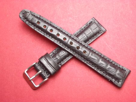 Leder-Armband 18mm Farbe: schwarz 