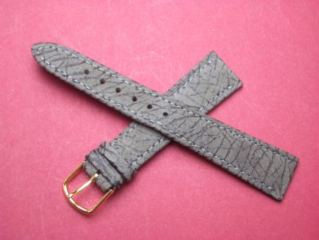 Leder-Armband 18mm Farbe: grau 