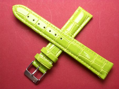 Leder-Armband 18mm Farbe: grün 
