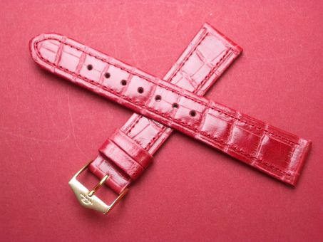 Leder-Armband 18mm Farbe: rot 