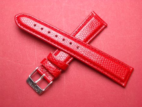 Leder-Armband 18mm Farbe: rot 