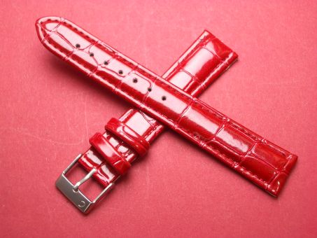 Leder-Armband 18mm Farbe: rot 