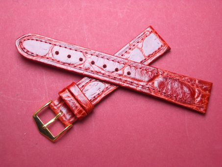 Leder-Armband 18mm Farbe: rot 