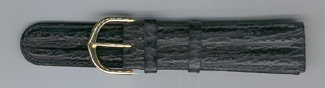 Leder-Armband 20mm grau/blau 