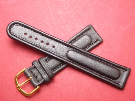 Leder-Armband 20mm Farbe: schwarz 