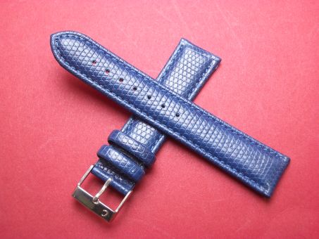 Leder-Armband 20mm Farbe: blau 