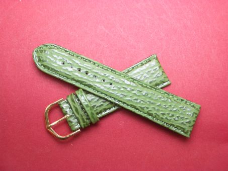 Leder-Armband 22mm Farbe: grün 