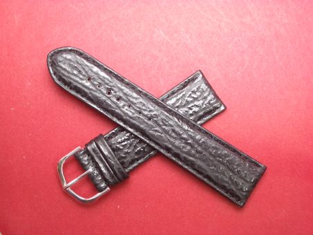 Leder-Armband 22mm Farbe: schwarz 