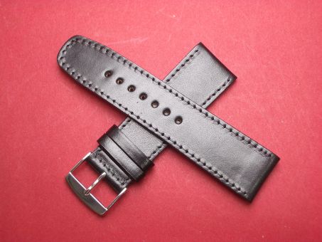 Leder-Armband Champion 24mm Farbe: schwarz 
