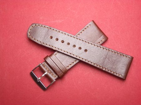 Leder-Armband Champion 24mm Farbe: dunkelbraun 