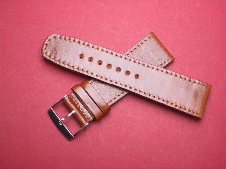 Leder-Armband Champion 24mm Farbe: mittelbraun 
