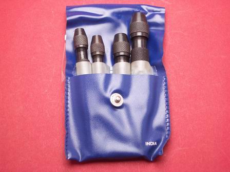 4 Stiftenkloben Werkzeug Set Öffnungsweite der einzelnen Kloben: 0-0,8mm, 0,8-1,3mm, 1,3-3,1mm, 3,1-4,8mm 