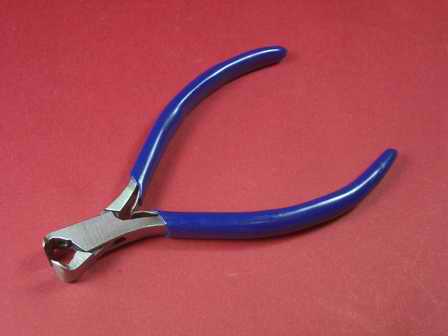 Kopfschneider Werkzeug mit blau beschichteten Griffen 