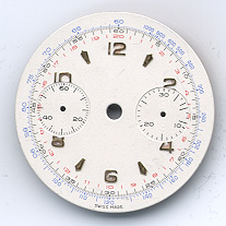 Landeron Chronographen-Zifferblatt Durchmesser: 31,00mm 