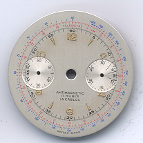 Landeron Chronographen-Zifferblatt Durchmesser: 31,00mm 