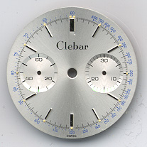 Landeron Chronographen-Zifferblatt Durchmesser: 31,30mm 