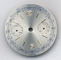 Landeron Chronographen-Zifferblatt Durchmesser: 31,00mm 