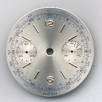 Landeron Chronographen-Zifferblatt Durchmesser: 30,50mm 