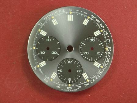 Valjoux 72 Chronographen-Zifferblatt Valjoux Durchmesser: 30,60mm 