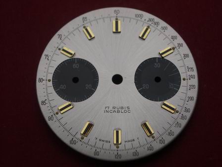 Valjoux 7733 Chronographen-Zifferblatt Durchmesser: 31,50mm 