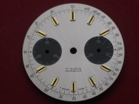 Valjoux 7733 Chronographen-Zifferblatt Durchmesser: 31,50mm 