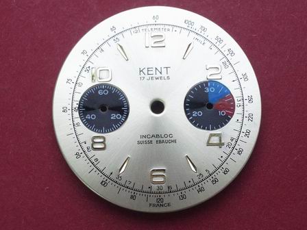 Chronographen-Zifferblatt Valjoux Kaliber: 7733 Durchmesser: 31,50mm 