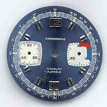 Chronographen-Zifferblatt Valjoux Kaliber: 7733 Durchmesser: 30,50mm 