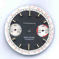 Chronographen-Zifferblatt Valjoux Kaliber: 7733 Durchmesser: 28,69mm 