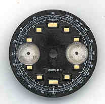 Chronographen-Zifferblatt Valjoux Kaliber: 7733 Durchmesser: 29,00mm 