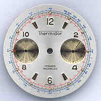 Chronographen-Zifferblatt Valjoux Kaliber: 7733 Durchmesser: 31,40mm 