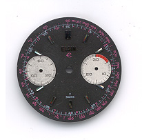 Chronographen-Zifferblatt Valjoux Kaliber: 7733 Durchmesser: 30,00mm 