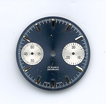 Chronographen-Zifferblatt Valjoux Kaliber: 7733 Durchmesser: 28,90mm 