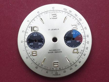 Chronographen-Zifferblatt Valjoux Kaliber: 7734 Durchmesser: 31,00mm 