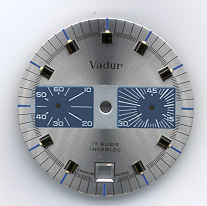 Chronographen-Zifferblatt Valjoux Kaliber: 7734 Durchmesser: 29,50mm 