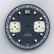 Chronographen-Zifferblatt Valjoux Kaliber: 7734 Durchmesser: 29,50mm 