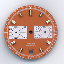 Chronographen-Zifferblatt Valjoux Kaliber: 7734 Durchmesser: 29,50mm 