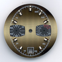 Chronographen-Zifferblatt Valjoux Kaliber: 7734 Durchmesser: 30,70mm 