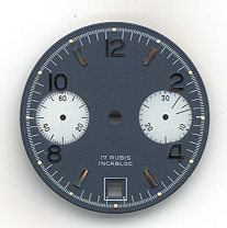 Chronographen-Zifferblatt Valjoux Kaliber: 7734 Durchmesser: 29,50mm 