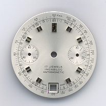 Chronographen-Zifferblatt Valjoux Kaliber: 7734 Durchmesser: 28,50mm 