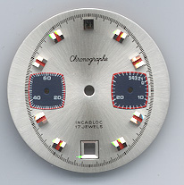 Chronographen-Zifferblatt Valjoux Kaliber: 7734 Durchmesser: 31,00mm 