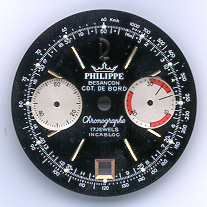 Chronographen-Zifferblatt Valjoux Kaliber: 7734 Durchmesser: 31,50mm 