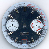 Chronographen-Zifferblatt Valjoux Kaliber: 7734 Durchmesser: 30,60mm 