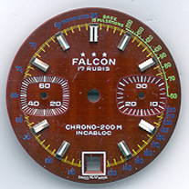 Chronographen-Zifferblatt Valjoux Kaliber: 7734 Durchmesser: 28,70mm 