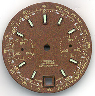 Chronographen-Zifferblatt Valjoux Kaliber: 7734 Durchmesser: 30,10mm 