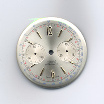 Chronographen-Zifferblatt Valjoux Kaliber: 92 Durchmesser: 34,30mm 
