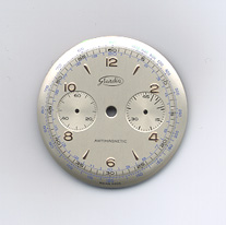 Chronographen-Zifferblatt Valjoux Kaliber: 92 Durchmesser: 33,50mm 