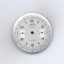 Chronographen-Zifferblatt Valjoux Kaliber: 92 Durchmesser: 30,80mm 