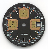 Chronographen-Zifferblatt Valjoux Kaliber: 7765 Durchmesser: 31,50mm 