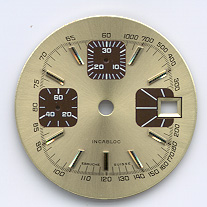 Chronographen-Zifferblatt Valjoux Kaliber: 7765 Durchmesser: 31,00mm 